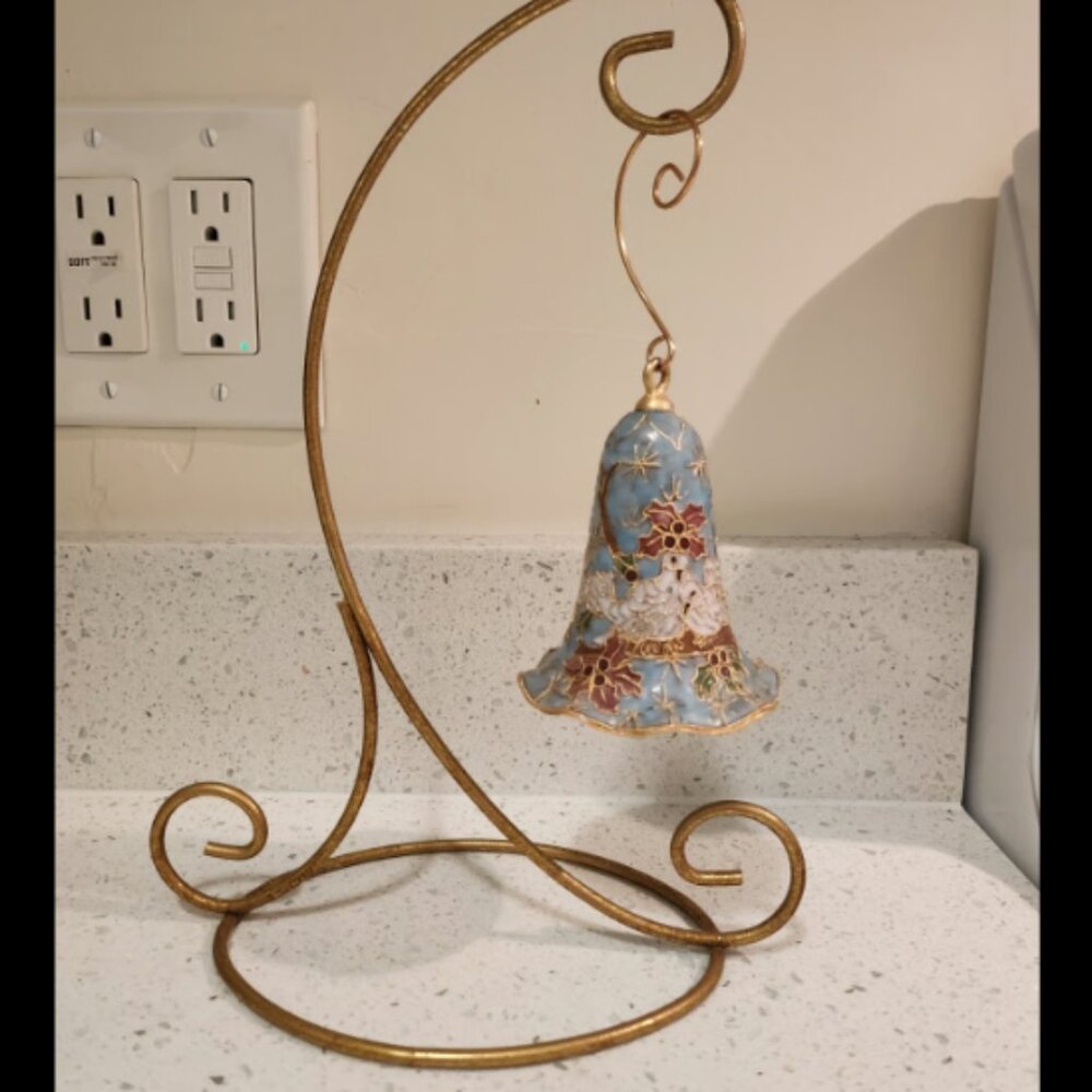 Vintage Christmas Holiday Bell Decoration Doves